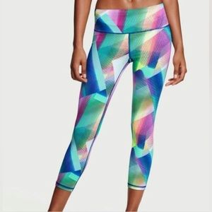 NEW VSX Sport Multi Colored Capri Leggings NWOT